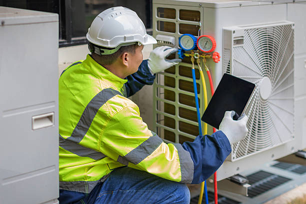 Professional Air Conditioning Repair technician working in Bertram, TX